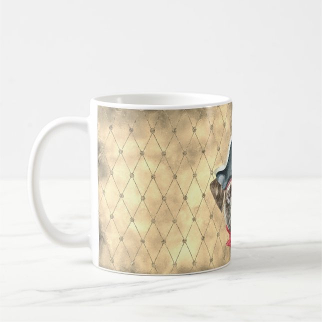 Knäck Pug Pirat Mugg (Vänster)