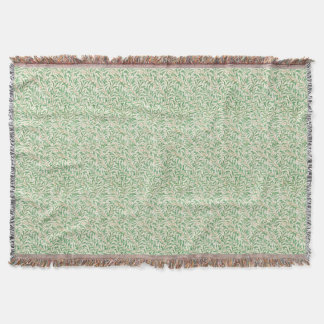 Knacka Blanket med Fringe Art nouveau Willow Bough Filt
