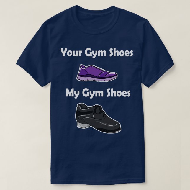 Knacka dance Shoes T Shirt (Design framsida)