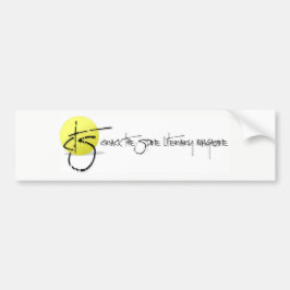 Knäcka den litterära tidskriftbildekalet för bildekal