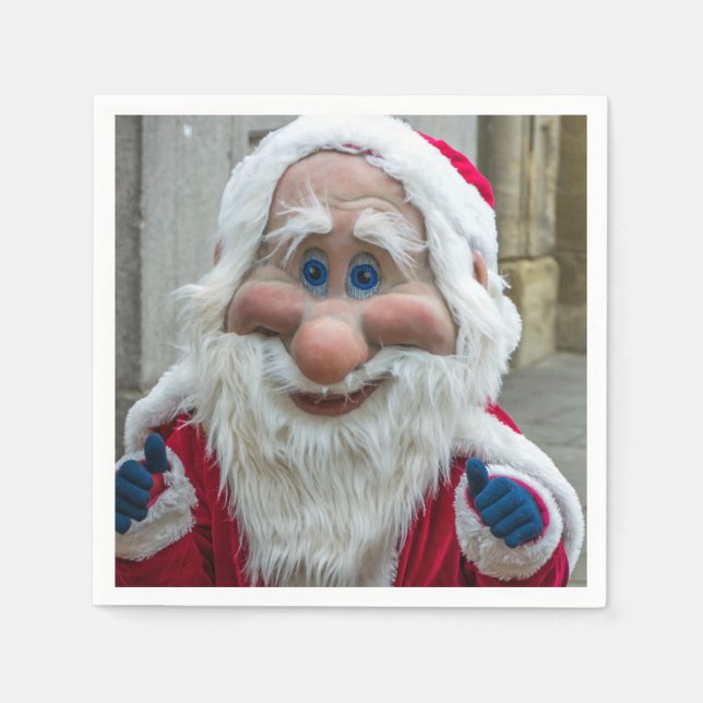 Knäcka från trädgårdsgnommaskor pappersservett (Framsidan)