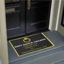 Knacka inte dörrmattan