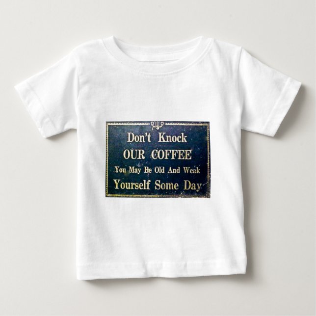 Knacka inte vårt kaffe tee (Framsida)