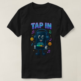 Knacka på att le Smartphone Good Vibes T Shirt