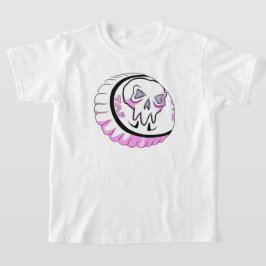 Knacka på Rosa Skull-etikett T Shirt