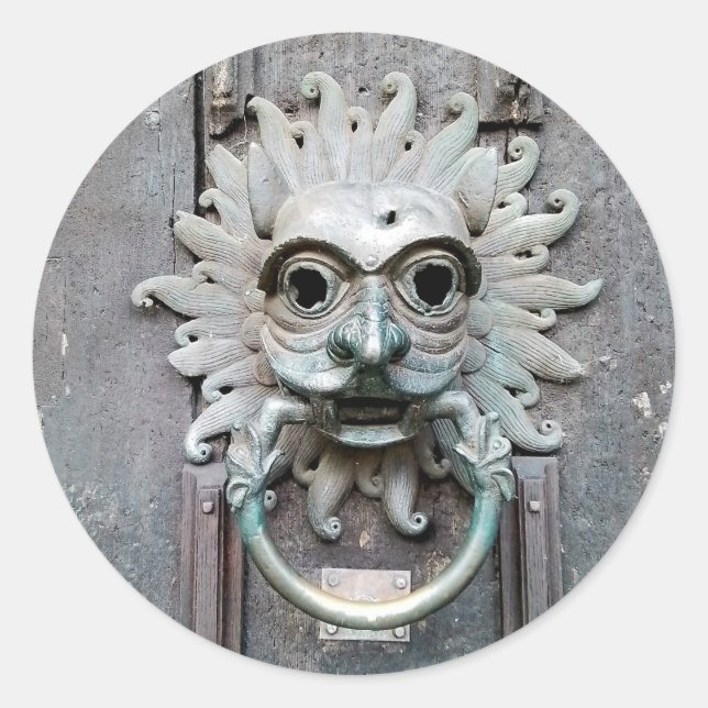 Knacka Runt Klistermärke (Framsida)