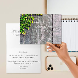 Knacka så öppnas dörren. kort