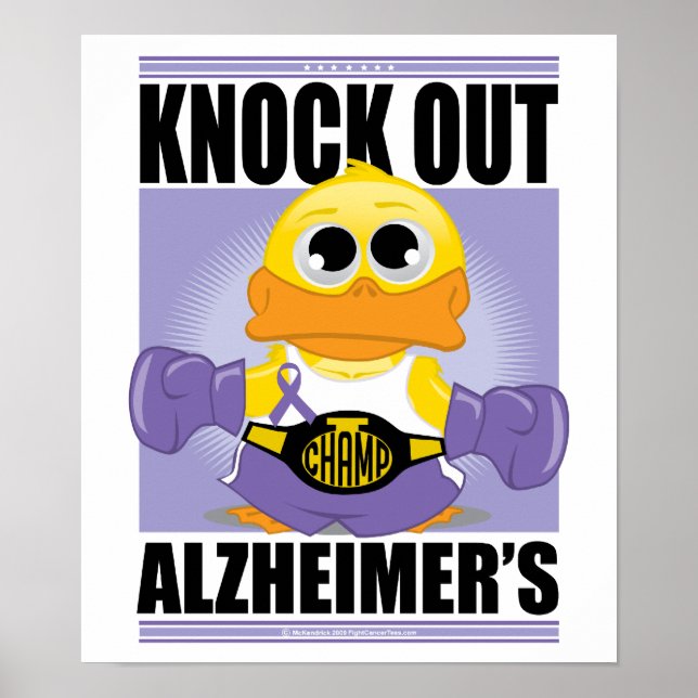 Knacka upp Alzheimers sjukdom Poster (Framsidan)