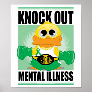 Knacka upp den psykiska Sjukdom Poster