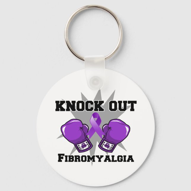 Knacka upp fibromyalgi nyckelring (Framsida)