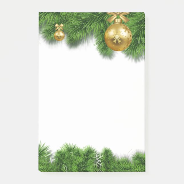 Knäckan efter det att den passerade jultomten post-it block (Framsida)