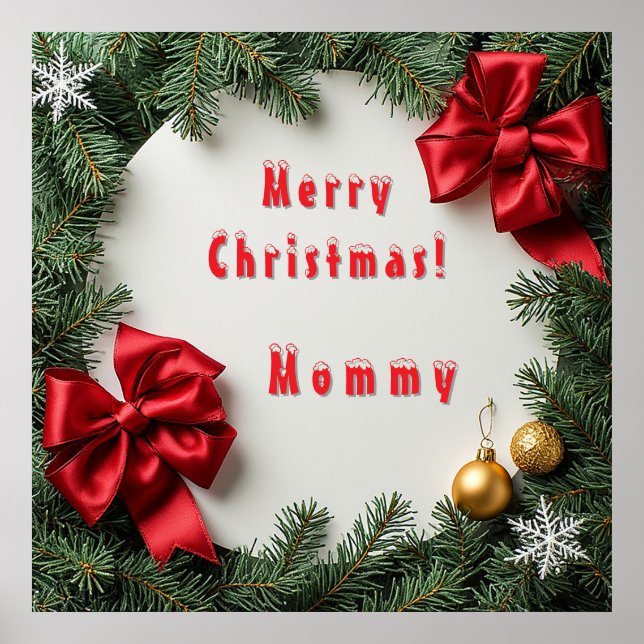 Knäckande jul poster (Framsidan)