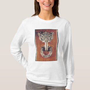 Knackare för P'u shoudörr med en taotiedesign T-shirt