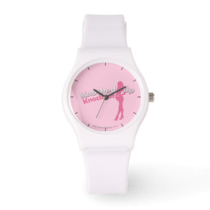 Knackas upp knockout- baby shower Mamma-till- Armbandsur