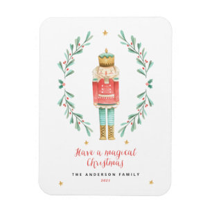 Knäckervattenfärg botanisk söt julpos magnet