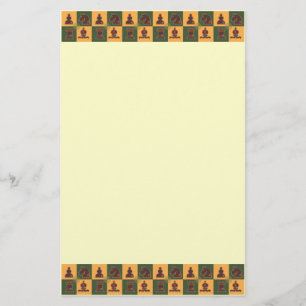 Knäckfyrkanter Brevpapper