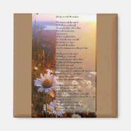 Knäckla yta dikt magnet