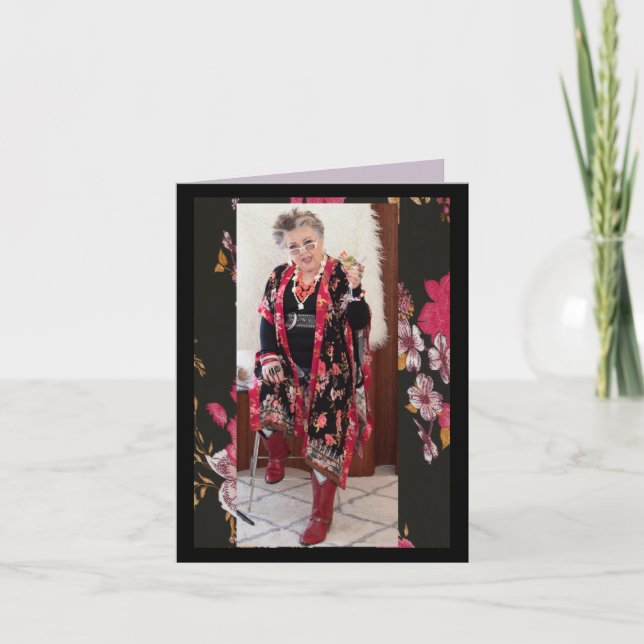 Knäcklig kvinna av det månatliga Viktkortet Kort (Framsida)