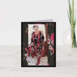 Knäcklig kvinna av det månatliga Viktkortet Kort