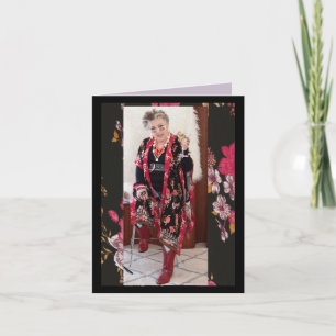 Knäcklig kvinna av det månatliga Viktkortet Kort