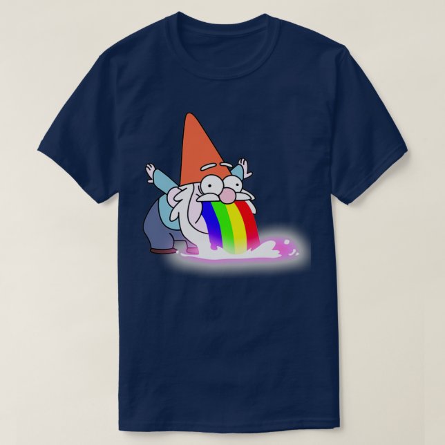 Knåckning av Gnome Gravity Falls  T Shirt (Design framsida)