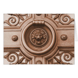 Knackning och det öppnas - Scripturekortet Hälsningskort