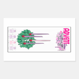 Knäckor för andningsskydd: Roligt och lätt klassru Rektangulärt Klistermärke