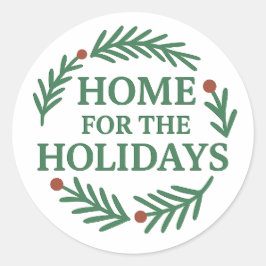 Knäckor för julandedesign runt klistermärke