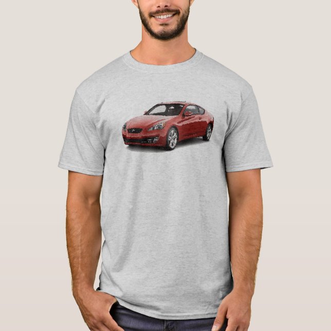 Knäckt Hyu uppkomstCoupe T Shirt (Framsida)