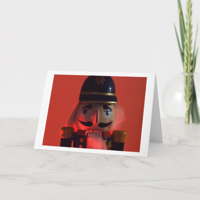 knäckt leende helgkort (Framsida)