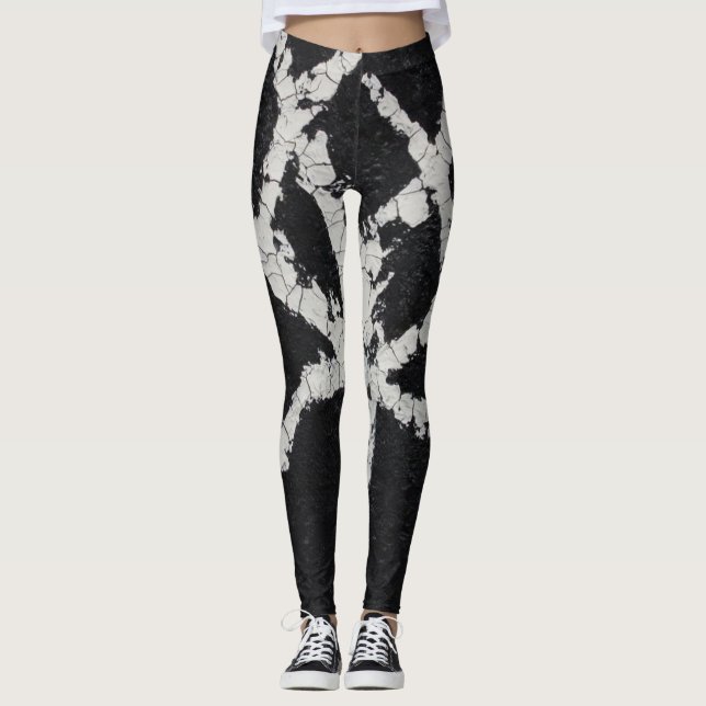 knäckt träd leggings (Framsida)
