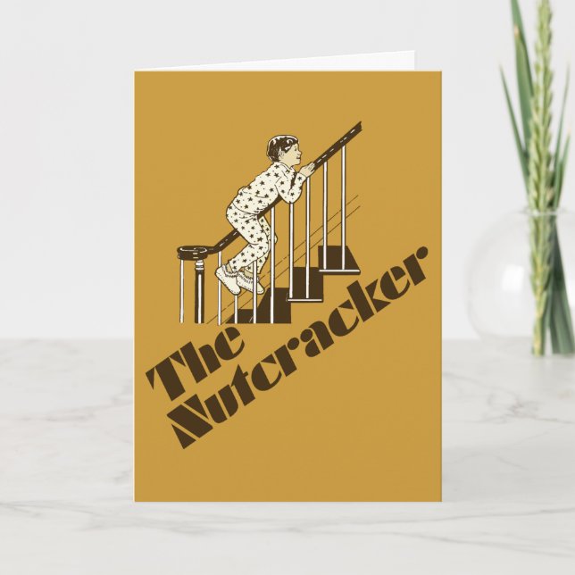 Knäckte nöt - en jultradition! helgkort (Framsida)