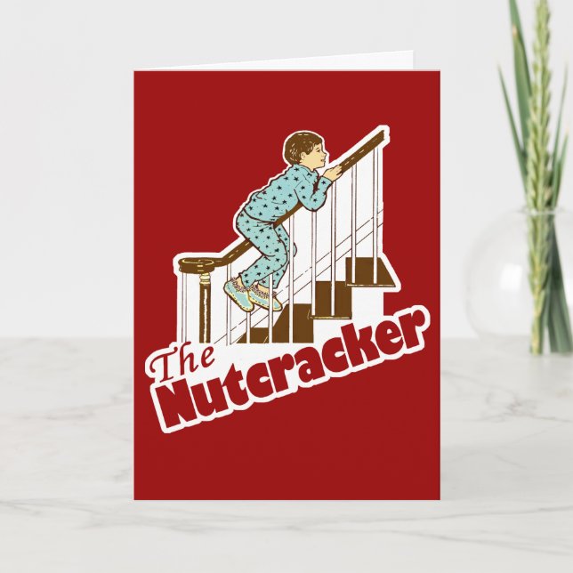 Knäckte nöt en jultradition helgkort (Framsida)