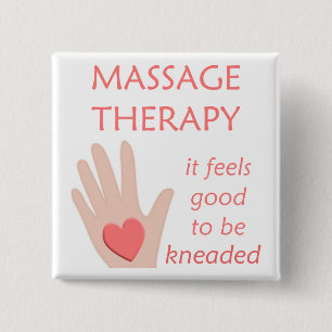 Knådad massageterapi knäppas knapp