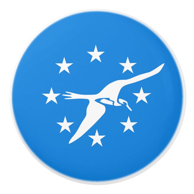 Knådknapp med flagga av Corpus Christi, USA Knopp (Framsidan)