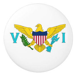 Knådknapp med flagga av Jungfruöarna, Förenta stat Knopp