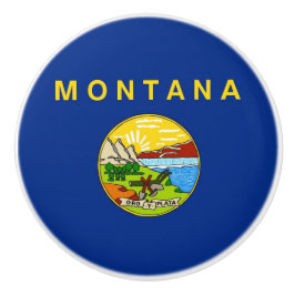 Knådknapp med flagga av Montana, USA Knopp