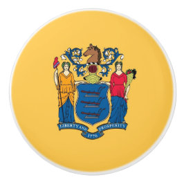 Knådknapp med flagga av New jersey, USA Knopp