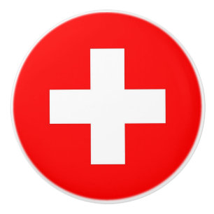 Knådknapp med flagga från Schweiz Knopp