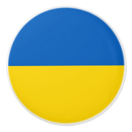 Knådknapp med flagga från Ukraina Knopp