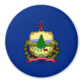 Knådknapp med Vermont-statens flagga, USA Knopp