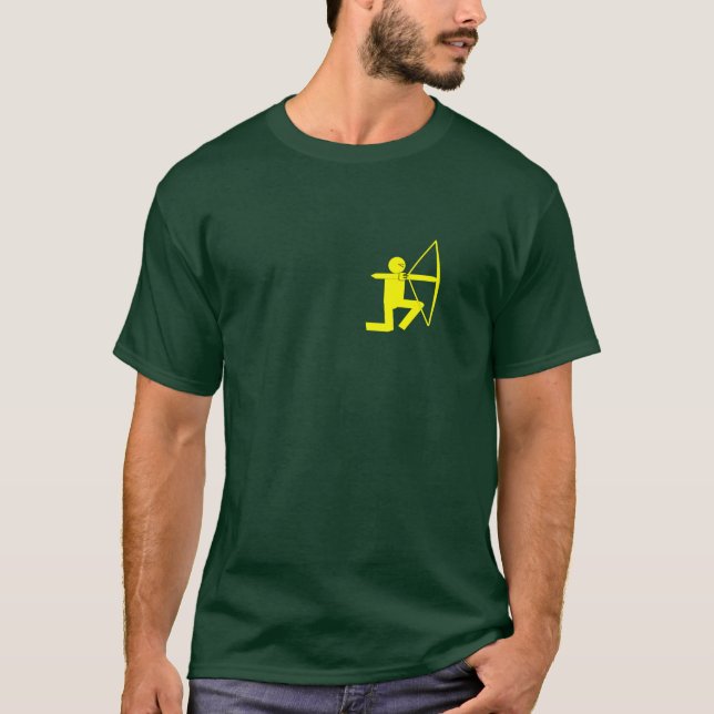 Knäfalla bågskyttT-tröja Tee Shirt (Framsida)