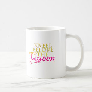 Knäfalla för drottningen kaffemugg