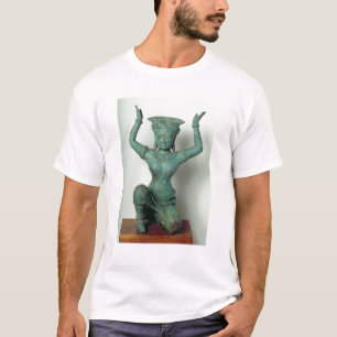 Knäfalla van vid service a för kvinnlig figur tee shirt