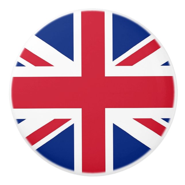 Knålstick med flagga från Förenade kungariket Knopp (Framsidan)