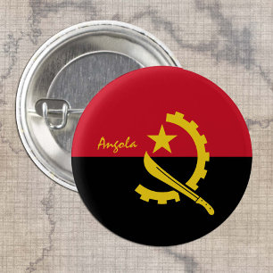 knapp Angola, patriotisk angolansk Flagga, mode