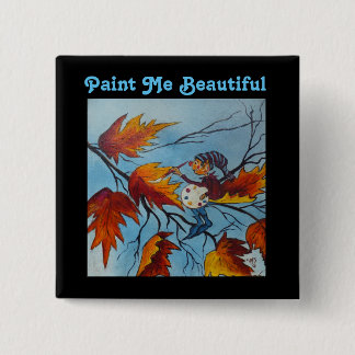 Knapp Ann Hayes målar pixelfärg