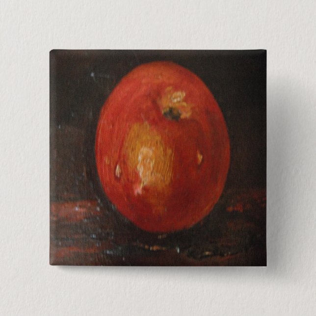 Knapp Ann Hayes Painting Apple (Framsida)