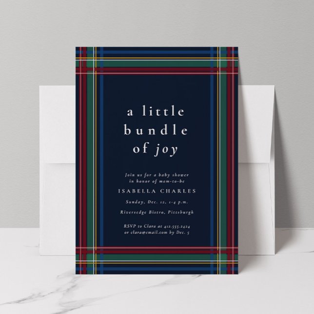 Knäpp av julbabydusch inbjudningar (Skapare uppladdad)