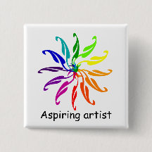 Knapp - Färg Wheel Löv